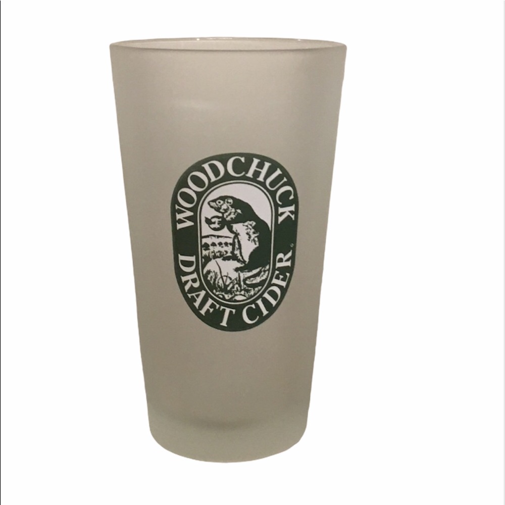🛍3/$30🛍 NWOT Woodchuck Draft Cider Frosted Glass